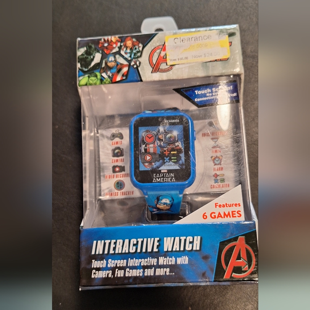 Captain America Interactive Handheld Console - Blue